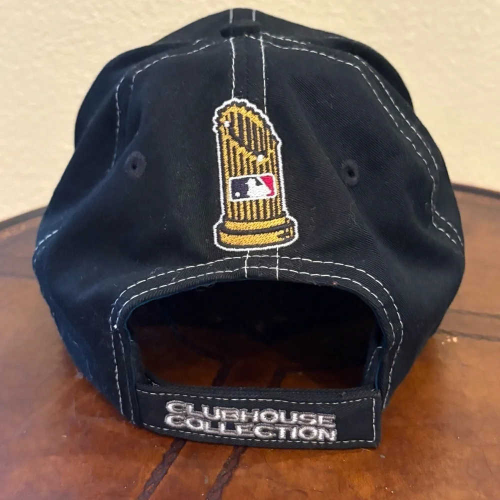 Vintage NEW ERA Angels 2002 World Series Champions Embroidery Black Cap-One Size